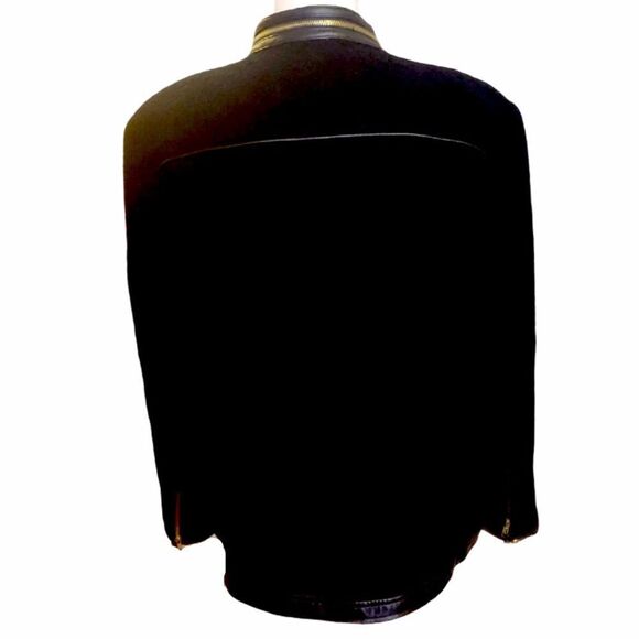 Linea by Louis Dell’olio Black Military Jacket - Picture 3 of 5